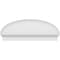 Ekena Millwork Elliptical Smooth Architectural Grade PVC Combination Pediment, 48"W x 18-7/8"H x 2-3/4"P PEDPC048X190ELL00 - alternate 4